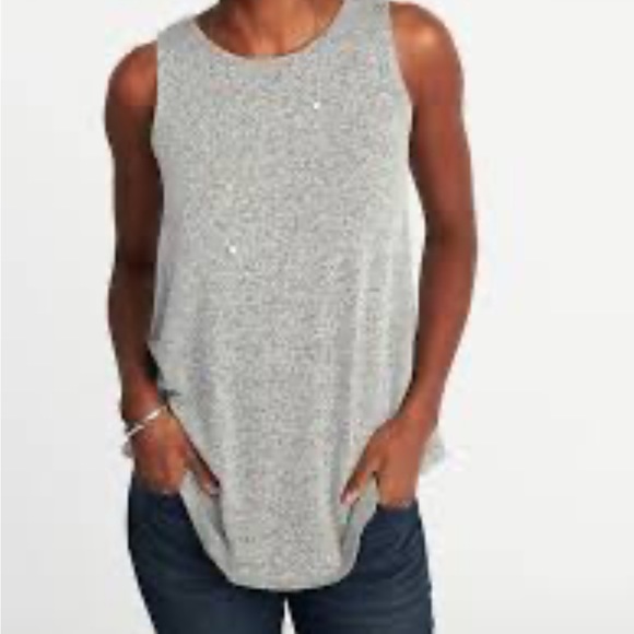 GRAY Luxe Soft-Spun High-Neck Swing Tank for Women - Picture 4 of 4